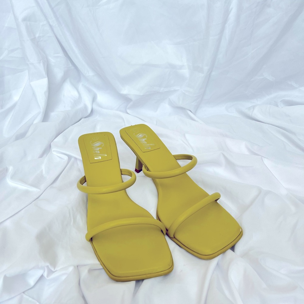 Slime green heels